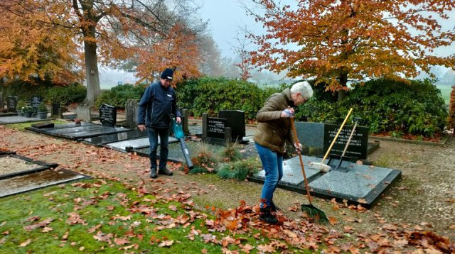 Klusochtend begraafplaats (zaterdag 26 november 2022)